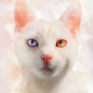 Custom Watercolor Pet Portrait – Personalized Cat or Dog Art Print, Pastel Pet Memorial Gift, Digital Pet Painting Printable
