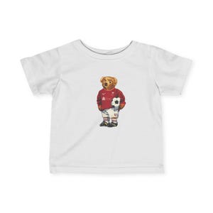 Liverpool FC Ralph Lauren Inspired Bear Childrens Unisex T-shirt