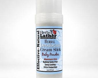 Babypuder Kräuter-Deo-Cremestick: Ohne Aluminium & Natron