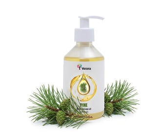 Massageolja med tallolja, naturlig toning, anticelluliter, aromaterapikroppsolja