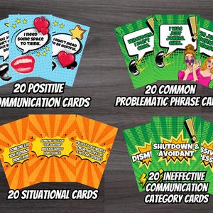 Juego de cartas "Dilo mejor" / Actividad imprimible de habilidades de comunicación para secundaria / Herramienta de asesoramiento SEL para adolescentes y preadolescentes