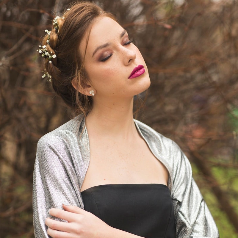 Plus size lace bolero