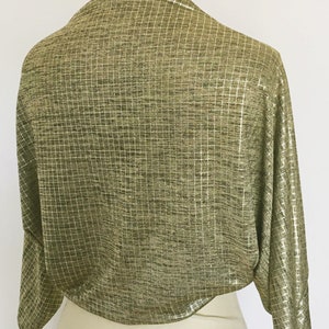 Silver sequin bolero jacket, silver accessories, bridesmaid accessories silver cardigan, evening shawls wraps image 3