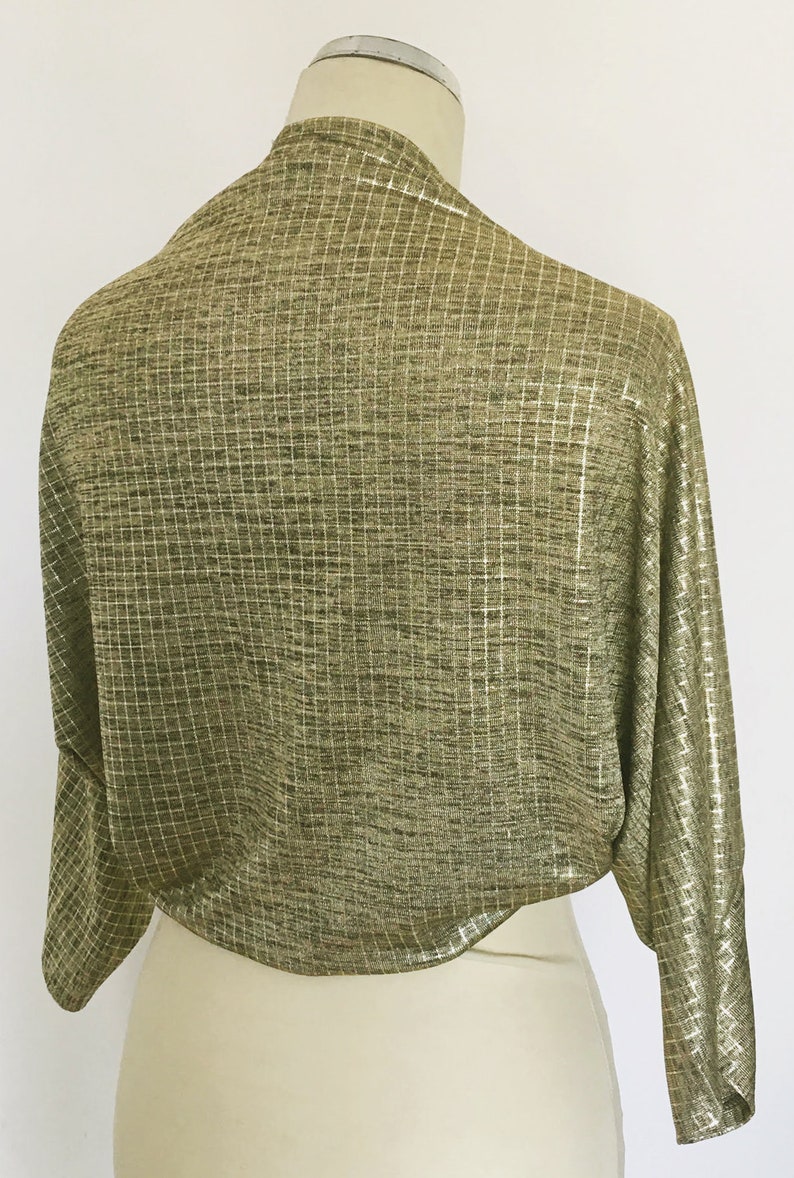 Silver sequin bolero jacket, silver accessories, bridesmaid accessories silver cardigan, evening shawls wraps image 3