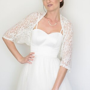white lace shawl bridal