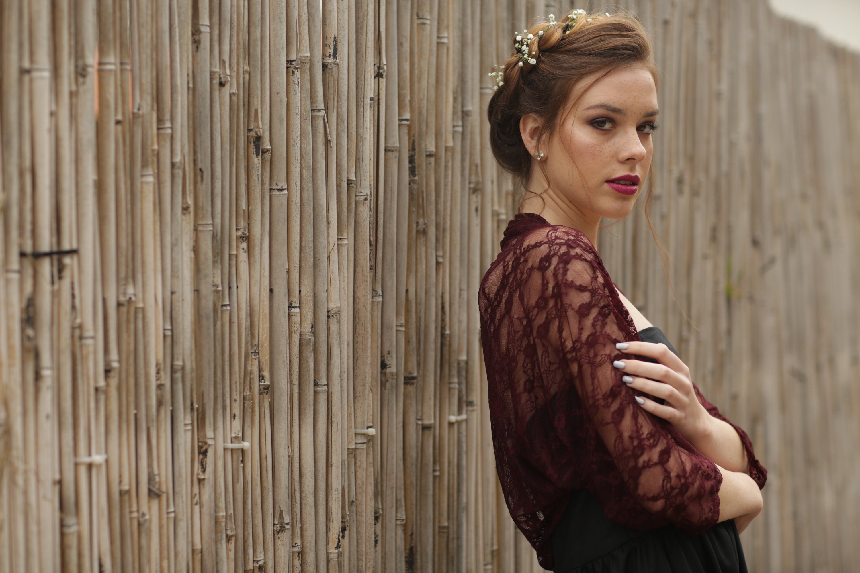 burgundy wraps and shawls