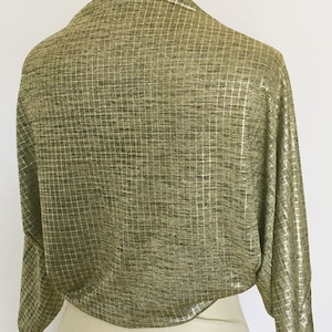 Silver bolero jacket, silver shrug bolero, silver evening shawl, evening shawls wraps, silver shawl, evening bolero jacket image 3