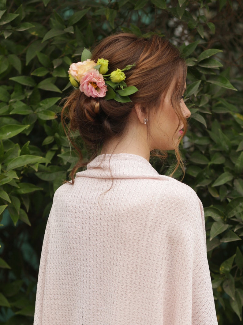 Bridal Jacket Blush Evening Jacket Bridal Cover Up Etsy