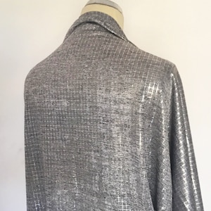 Silver bolero jacket, silver shrug bolero, silver evening shawl, evening shawls wraps, silver shawl, evening bolero jacket image 2