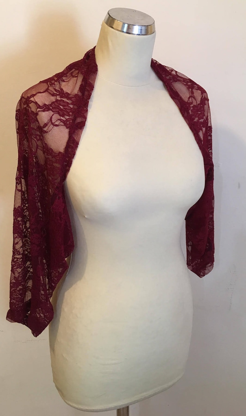 Burgundy Shawl Lace Shawl Evening Wrap Evening Shawls and Etsy