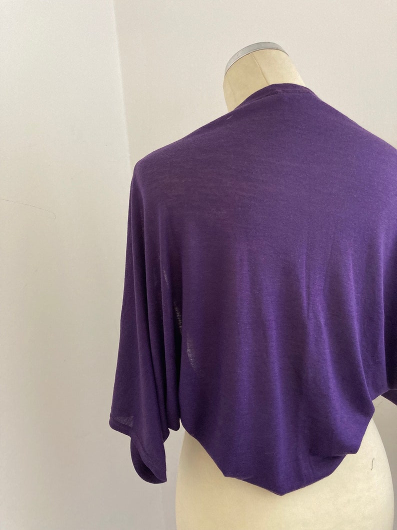 Purple Bolero Jacket Shrugs and Boleros Purple Shrug Bolero Etsy