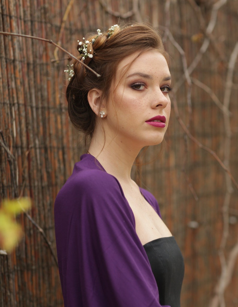 Purple Bolero Jacket Shrugs and Boleros Purple Shrug Bolero Etsy