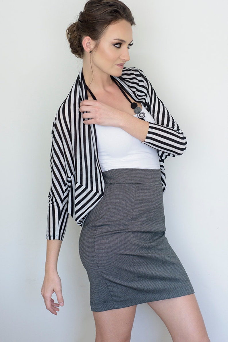 cardigan with stripes Long cardigan open cardigan oversized bolero light cardigan long sleeve cardigan kimono cardigan