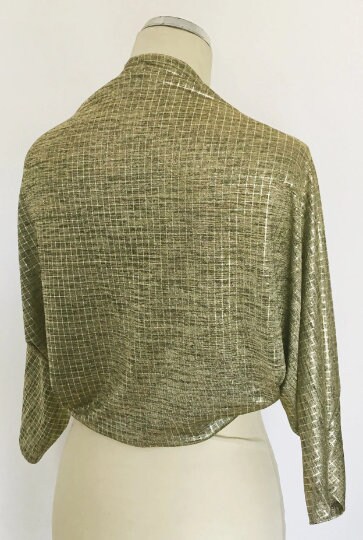 Plus Size Silver Shrug Plus Size Bolero 