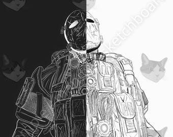 El Cazador / Arte inspirado en The Division 2 / Descarga digital