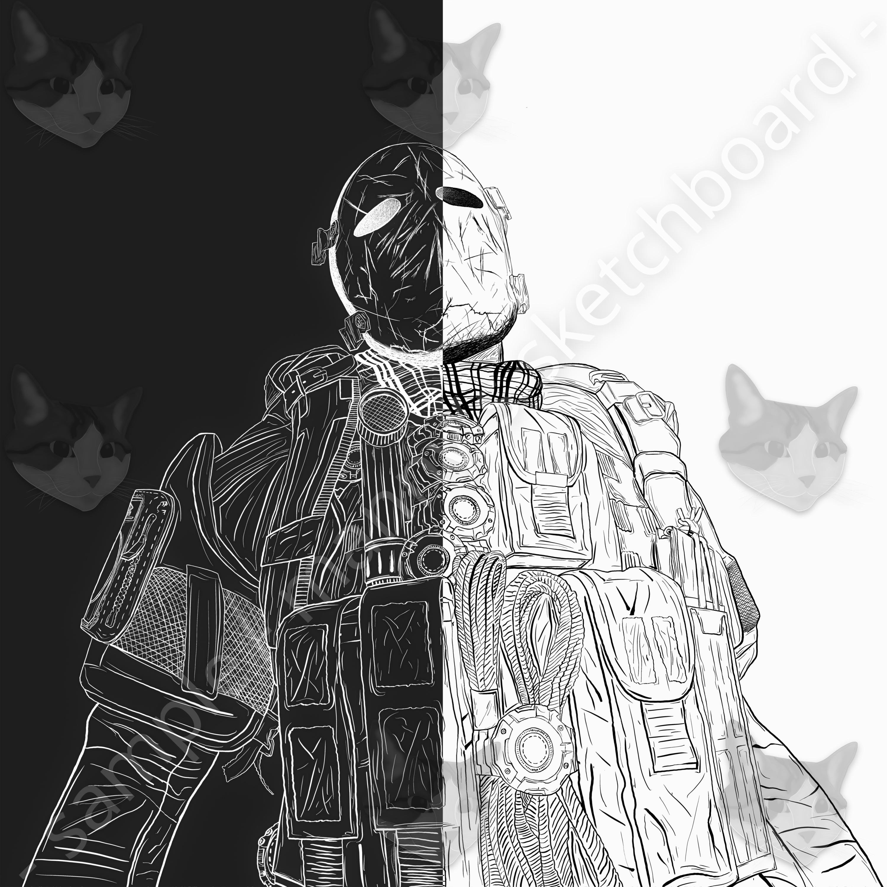 The Hunter | Video Game Inspired Art | Digital Download - Etsy