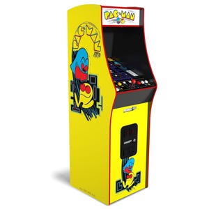 Máquina arcade de estilo retro con 14 juegos clásicos, gabinete de tamaño completo de 1,5 metros de alto y pantalla de 43 cm