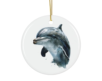 Delfin Keramik Ornament: Küstenurlaub Dekor, Strand Liebhaber Geschenk