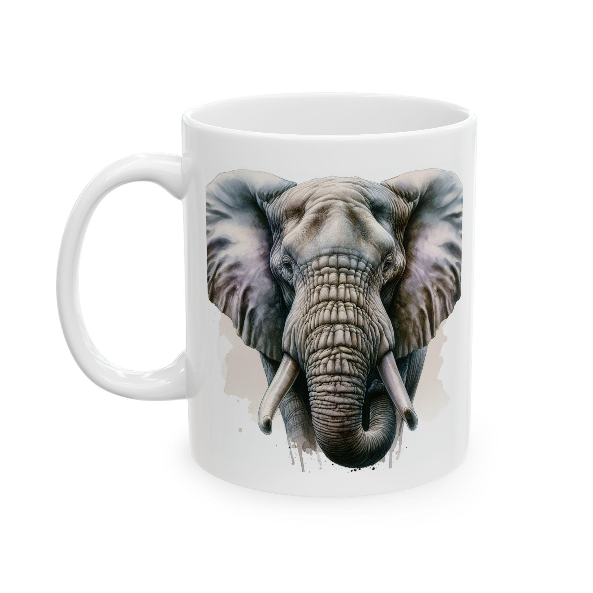Cadeau Personnalisé - Silly éléphant Tasse (Design Animal Thème