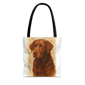 Labrador Tote Bag: Durable Polyester Shopping Bag