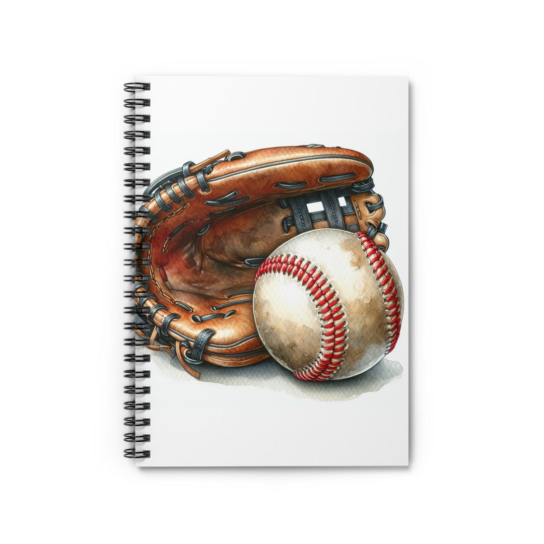 Baseball Spiral Notebook: Sports Journal, School Writing - Etsy