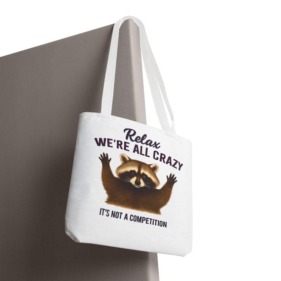 crazy raccoon CRストア トートバッグ logo tote bag