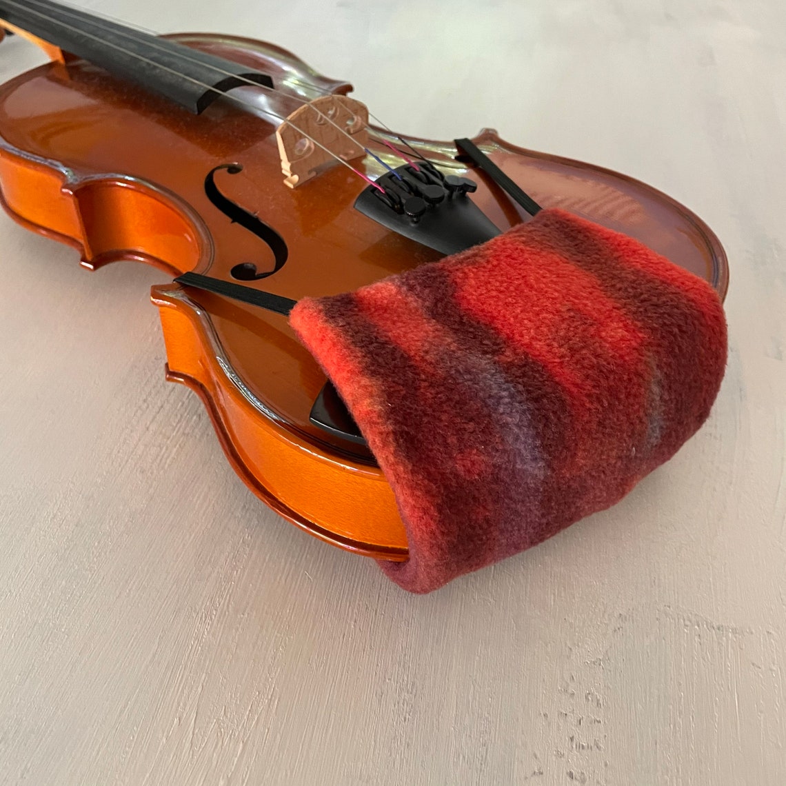 3/4 size Soft Violin Chin Rest Padding & Cover and Metal Clamp Etsy