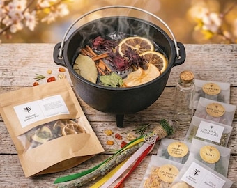 Beltane Gift Set | Simmer Pot, Spell Jar and Maypole Knotting Ritual