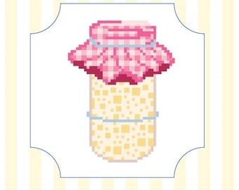 Sauerteig Starter Nadelspitze Leinwand Design (Digitaler Download)