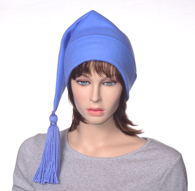blue elf hat