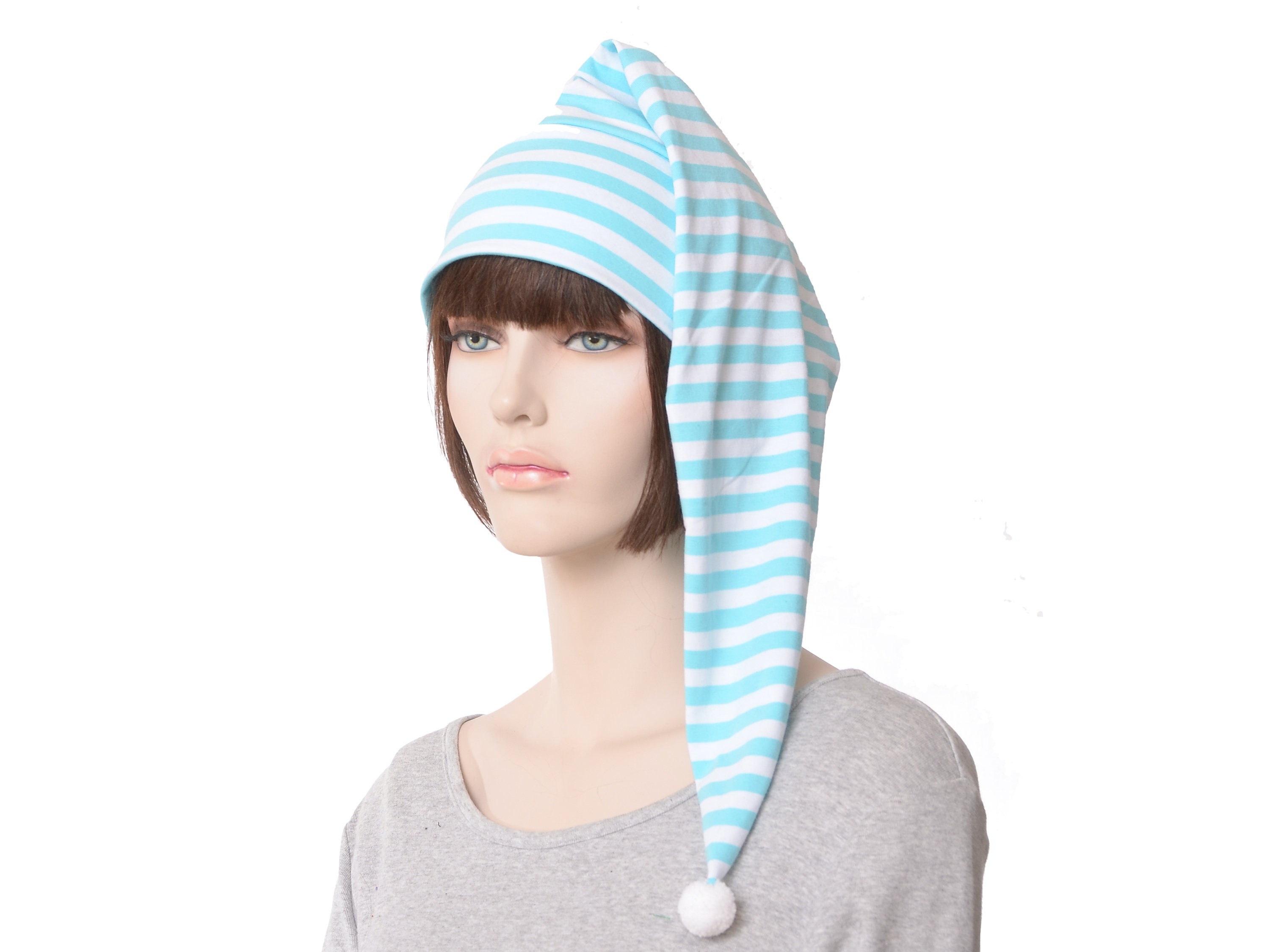 Striped Cap Turquoise Striped Cap Turquoise
