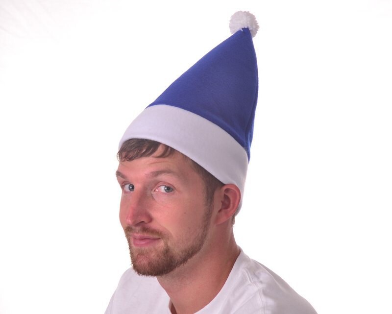blue elf hat