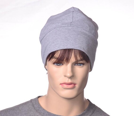 Gray Beanie Workshop Artisan Skull Cap Made of Cotton Poor Poet