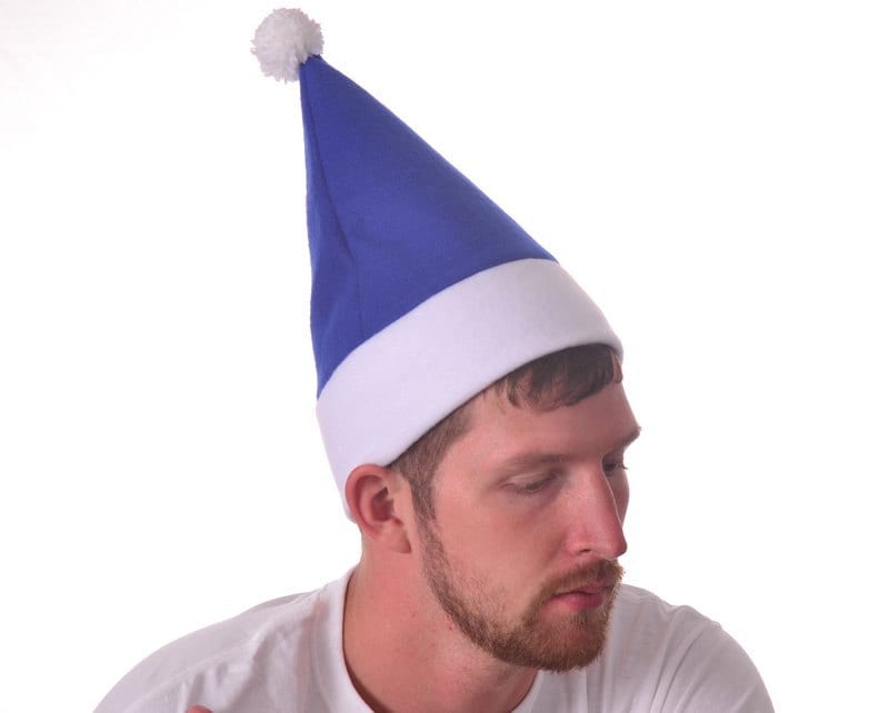 blue elf hat