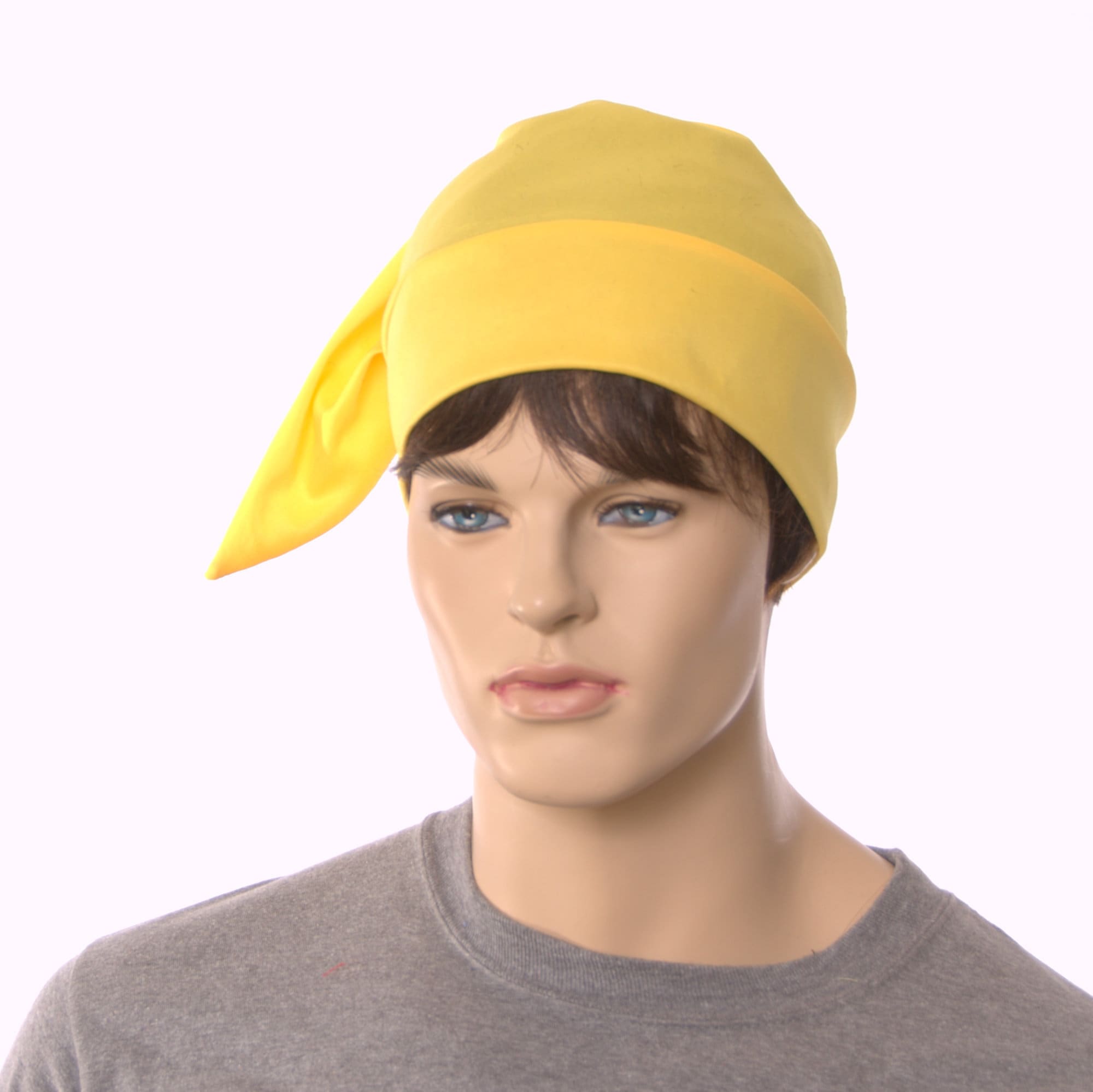 Pointed Nightcap in Yellow Polyester 