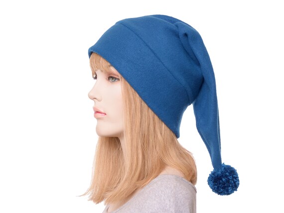 blue beanie hat mens