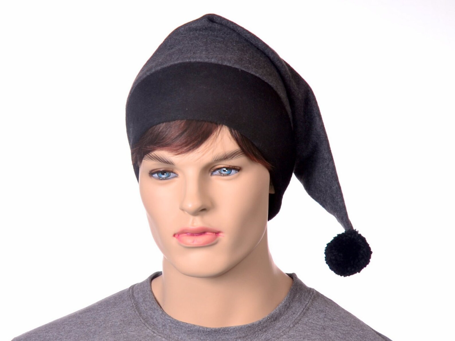 gray stocking cap