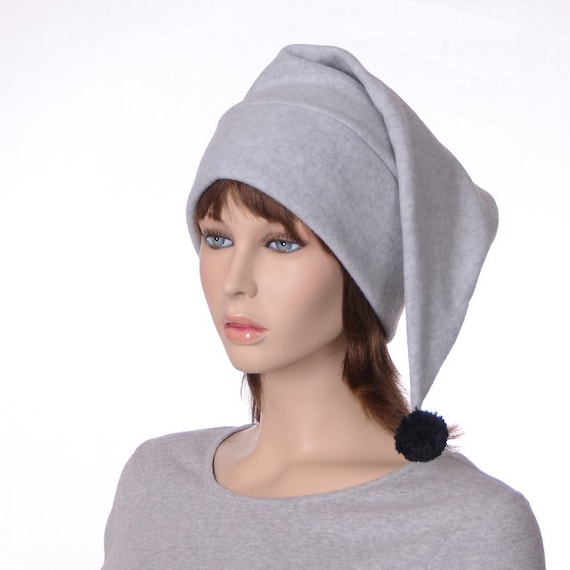 Stocking Cap Light Gray With Black 