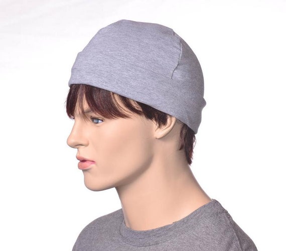 Gray Beanie Workshop Artisan Skull Cap Made of Cotton Poor Poet