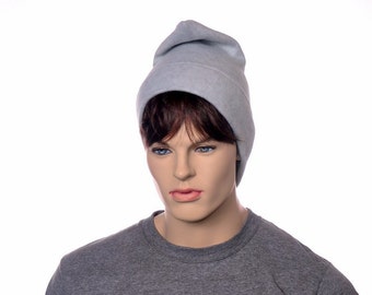 Phrygian Cap Gray Liberty Hat Adult Men Woman Silver Gray Elf Pointed Pointed Cosplay Gift for Him Her Made of Soft Fleece