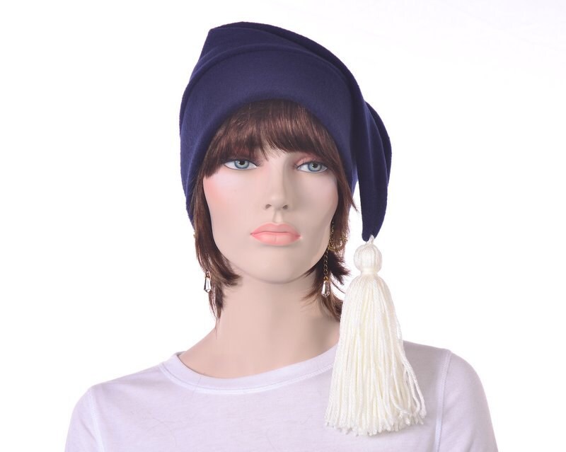 navy blue stocking cap