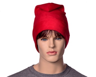 Red Phrygian Cap Liberty Hat Mens Hat Women 4 sizes available Fleece Freedom Hat Cosplay Adult