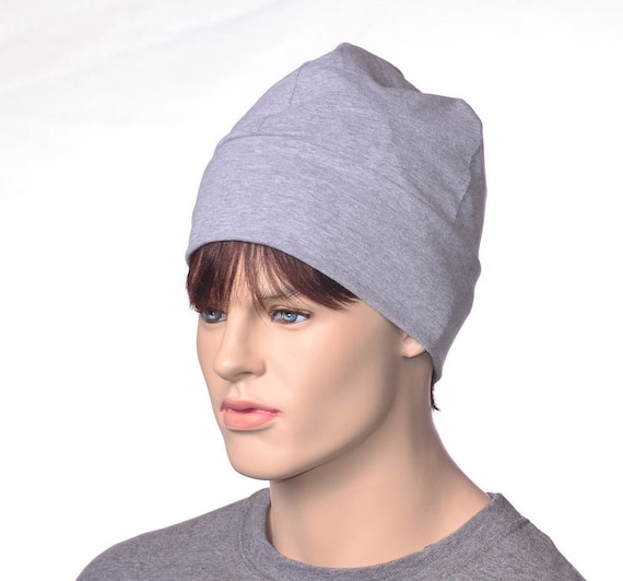 Gray Beanie Workshop Artisan Skull Cap Made of Cotton Poor Poet
