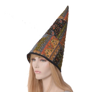 PMUYBHF 5pcs Witch Hats for Women Lace Halloween Witches Hats for  Decoration Wizard Hat Halloween Costume : Sports & Outdoors 