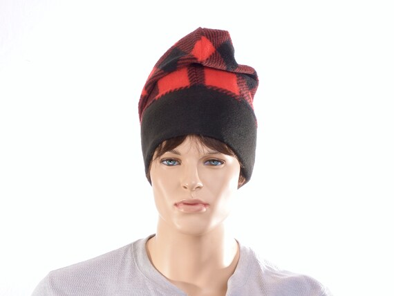 Buffalo Plaid Hats For Women Women's Red Plaid Buffalo Beanie Buffalo Plaid Hats For Women Women's Red Plaid Buffalo Beanie