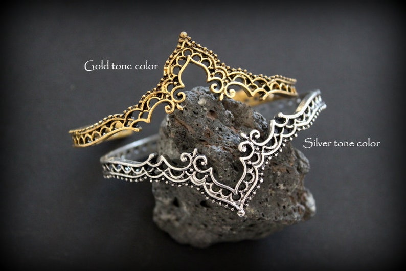 INDIAN ARCH Inspired Cuff Bracelet/ Bohemian Stacking Cuff Etsy