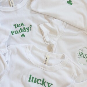 Embroidered Vitamin G St. Patrick's Day Women's Baby Tee image 15
