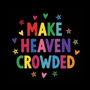 Make Heaven Crowded png, religieuze png, preppy png, handletters png, doodle png, smiley png, millennial png, coquette png, shabby png