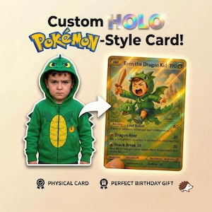 Custom Pokemoncard Print and Design - Etsy