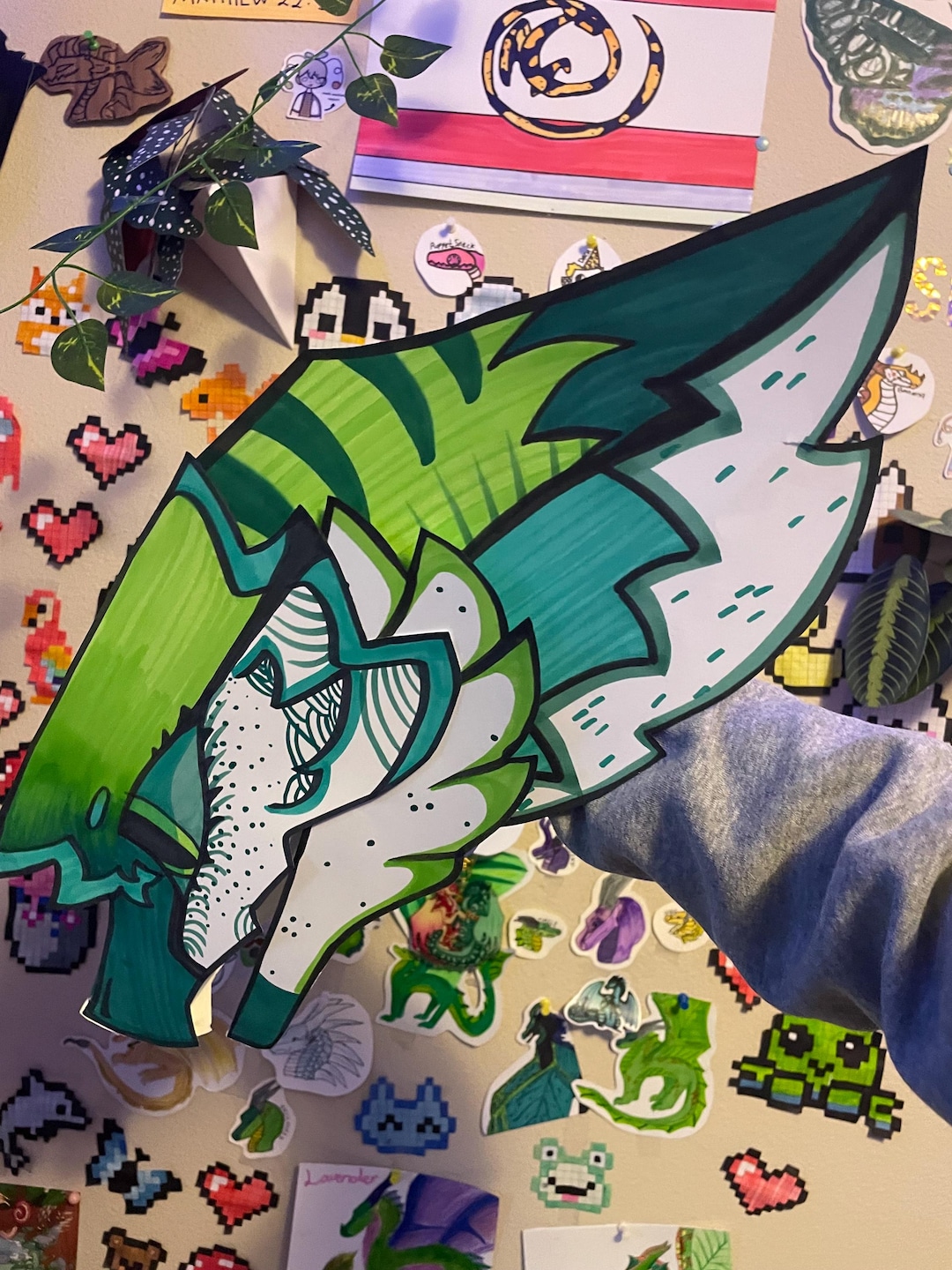 Button Puppet Dragon Dragon Puppet Commisions (photos Are EXAMPLE ONLY) - Etsy